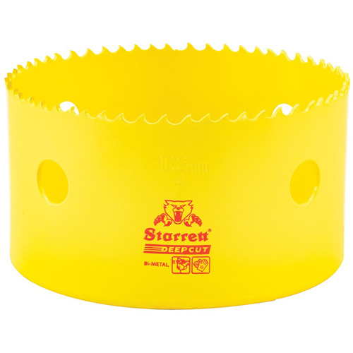 Bi-Metal Holesaw - 4", 4", 2" Depth of Cut, Bi-Metal Seaboard Timber Mart