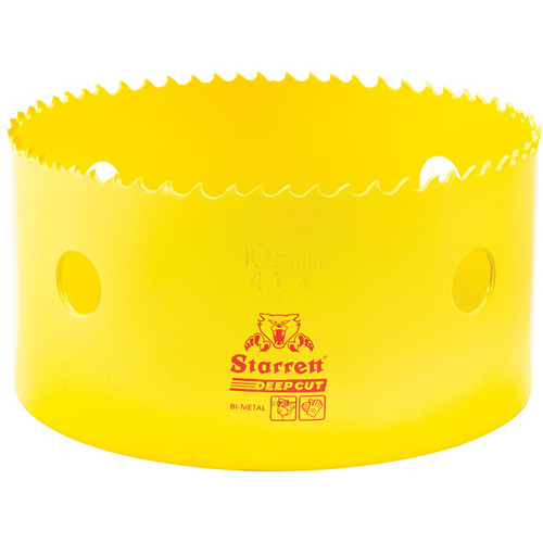 Scie &agrave; cloche bim&eacute;tal 4-1/4", 4-1/4", Profondeur de la coupe 2", Bim&eacute;tal Seaboard Timber Mart
