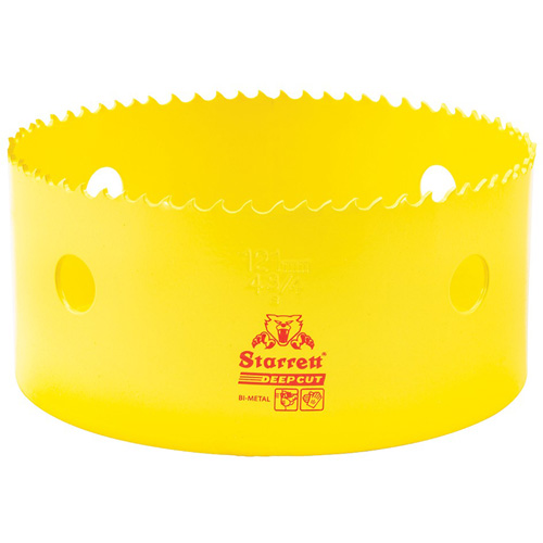 Bi-Metal Holesaw - 4-3/4", 4-3/4", 2" Depth of Cut, Bi-Metal Seaboard Timber Mart