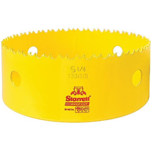Scie &agrave; cloche bim&eacute;tal 5-1/4", 5-1/4", Profondeur de la coupe 2", Bim&eacute;tal Seaboard Timber Mart