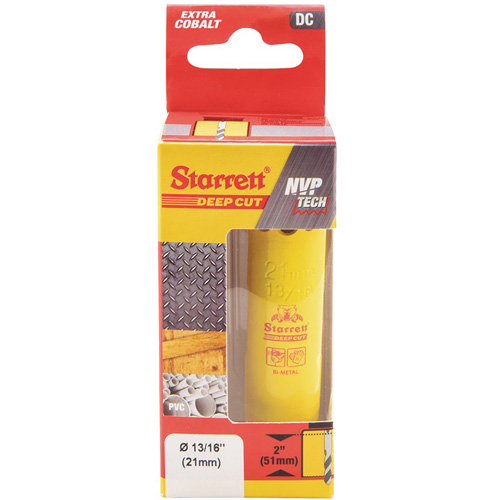 Scie &agrave; cloche bim&eacute;tal 13/16", 13/16", Profondeur de la coupe 2", Bim&eacute;tal Seaboard Timber Mart