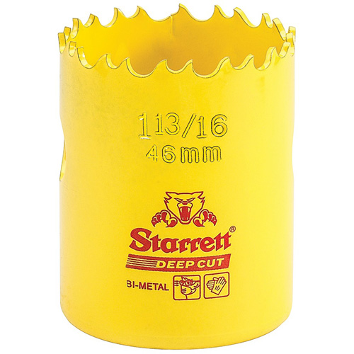 Scie &agrave; cloche bim&eacute;tal 1-13/1, 1-13/16", Profondeur de la coupe 2", Bim&eacute;tal Seaboard Timber Mart