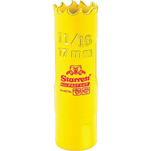 Bi-Metal Holesaw - 11/16", 11/16", 1-5/8" Depth of Cut, Bi-Metal Seaboard Timber Mart