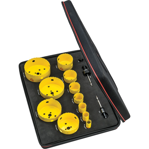 Electrician's Hole Saw Kit, 14 Pieces Seaboard Timber Mart