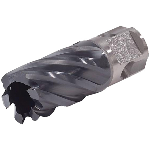 Fraise annulaire &agrave; tige universelle Icecut, Diam&egrave;tre de 7/16", Acier rapide, Profondeur de la coupe de 1", Tige 3/4" Seaboard Timber Mart