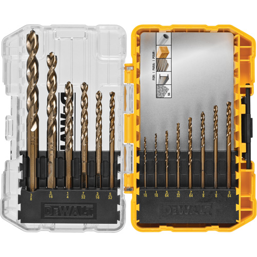 Pilot Point&reg; Industrial Drill Bit Set, 14 Pieces, Cobalt Seaboard Timber Mart
