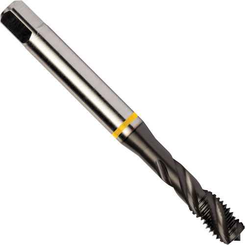 Yellow Shark Spiral Flute Tap, High Speed Cobalt, 7/16"-20 Thread, 3.937" L Seaboard Timber Mart