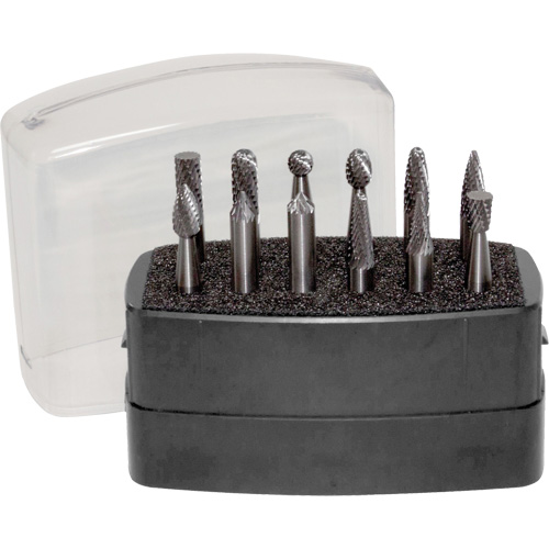 Double Cut Rotary Burr Set, 12 Pieces Seaboard Timber Mart