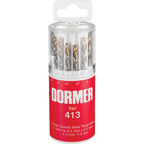 Jobber Drill Bit Set, 13 Pieces, High Speed Steel Seaboard Timber Mart