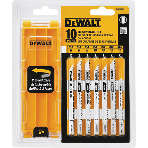 Jeu de lames de scie sauteuse &agrave; queue en U avec &eacute;tui Seaboard Timber Mart