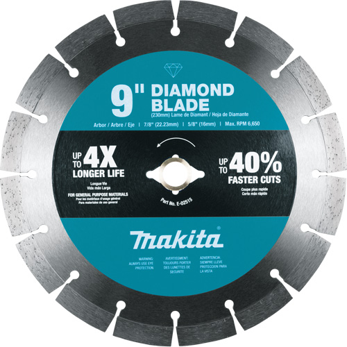 Lame diamant &agrave; bordure segment&eacute;e Seaboard Timber Mart