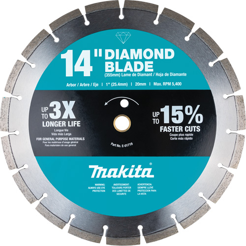 Lame diamant &agrave; bordure segment&eacute;e Seaboard Timber Mart