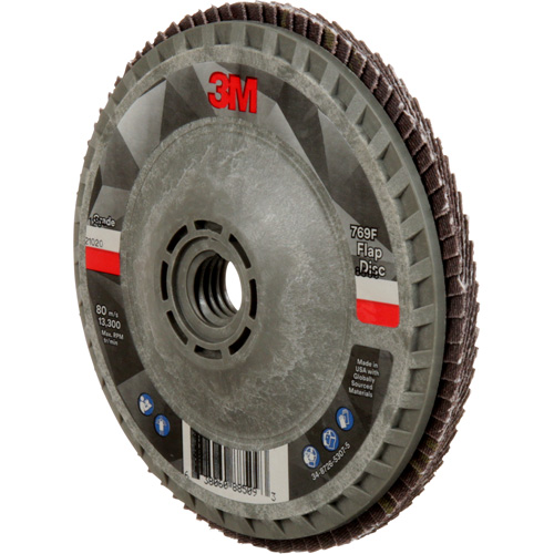 769F Quick Change Flap Disc, 4-1/2" x 5/8"-11, Type 27, 120+ Grit, Ceramic Seaboard Timber Mart