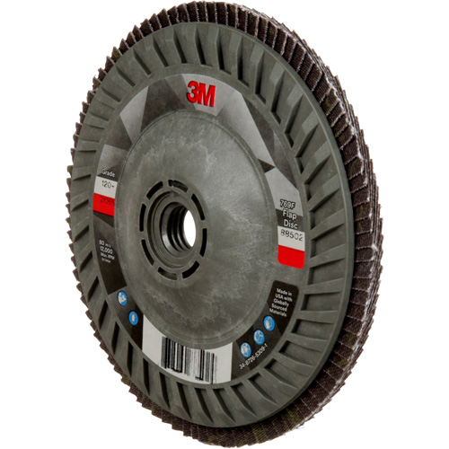 769F Quick Change Flap Disc, 5" x 5/8"-11, Type 27, 120+ Grit, Ceramic Seaboard Timber Mart