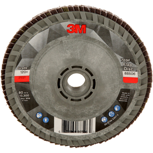 769F Quick Change Flap Disc, 4-1/2" x 5/8"-11, Type 29, 120+ Grit, Ceramic Seaboard Timber Mart