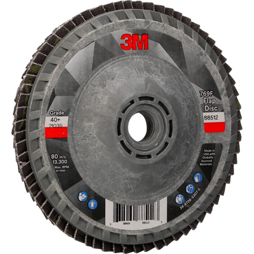 Disque &agrave; lamelles &agrave; changement rapide 769F, 4-1/2" x 5/8"-11, Type 27, Grain 40+, C&eacute;ramique Seaboard Timber Mart