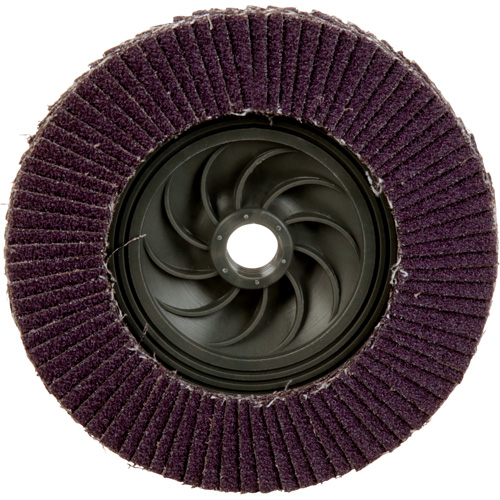 Disque &agrave; lamelles &agrave; changement rapide 769F, 5" x 5/8"-11, Type 27, Grain 40+, C&eacute;ramique Seaboard Timber Mart