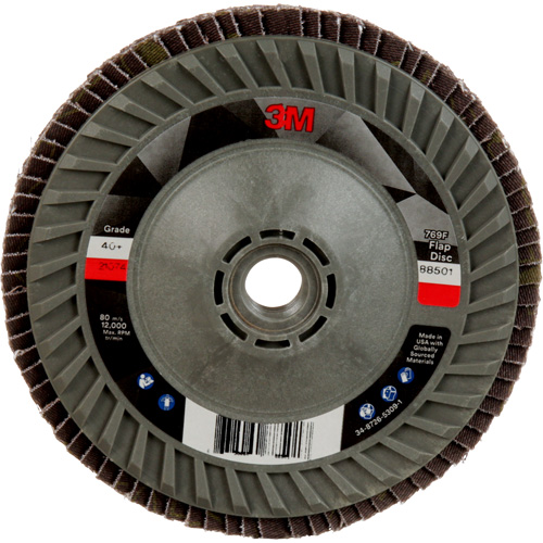 Disque &agrave; lamelles &agrave; changement rapide 769F, 5" x 5/8"-11, Type 29, Grain 40+, C&eacute;ramique Seaboard Timber Mart
