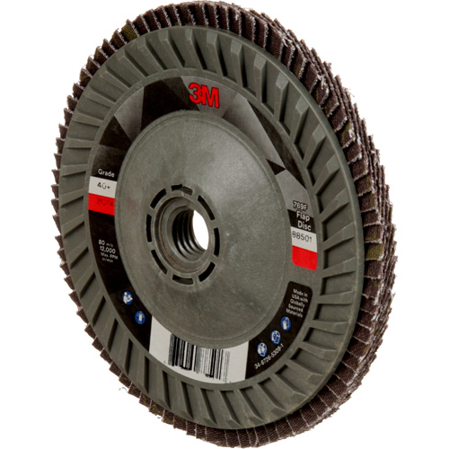 Disque &agrave; lamelles &agrave; changement rapide 769F, 5" x 5/8"-11, Type 29, Grain 40+, C&eacute;ramique Seaboard Timber Mart
