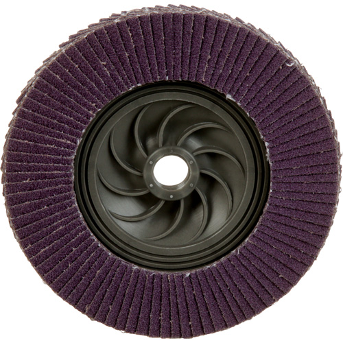 Disque &agrave; lamelles &agrave; changement rapide 769F, 5" x 5/8"-11, Type 27, Grain 80+, C&eacute;ramique Seaboard Timber Mart