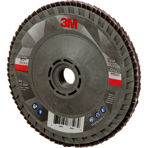 769F Quick Change Flap Disc, 4-1/2" x 5/8"-11, Type 29, 80+ Grit, Ceramic Seaboard Timber Mart