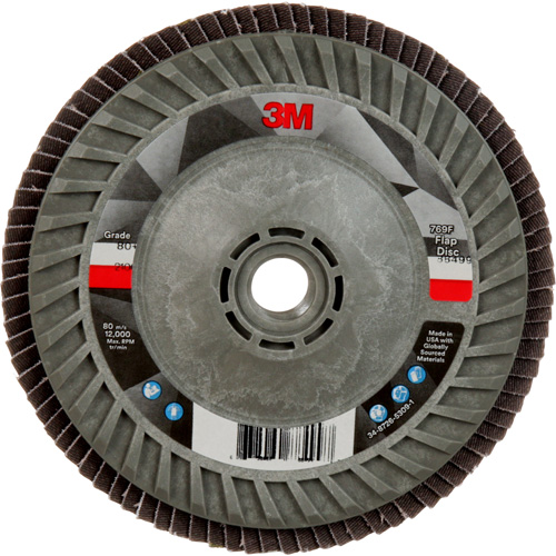 769F Quick Change Flap Disc, 5" x 5/8"-11, Type 29, 80+ Grit, Ceramic Seaboard Timber Mart