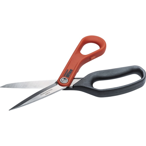 Cisaille tout usage en acier inoxydable pour ouvrier professionnel, 8-1/2", Poign&eacute;e Anneaux Seaboard Timber Mart