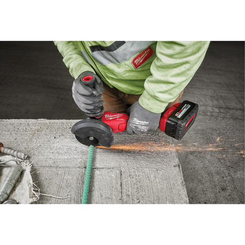 Trousse de meuleuse &agrave; frein sans blocage avec interrupteur &agrave; palette One-Key M18 Fuel, Roue de 4-1/2" ou 5", 18 V Seaboard Timber Mart