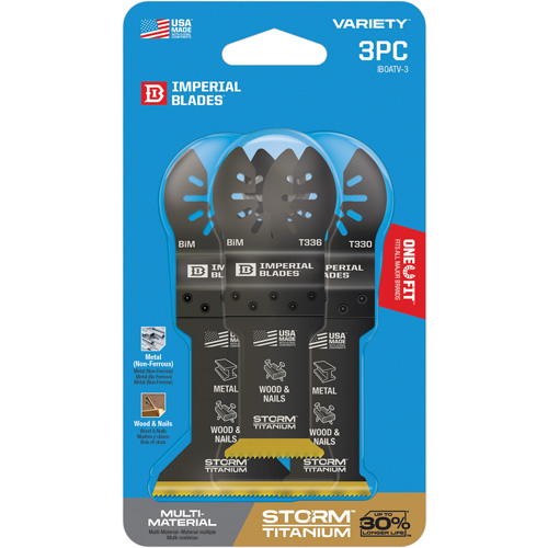 One Fit Storm Titanium Metal & Wood Blade Pack Seaboard Timber Mart