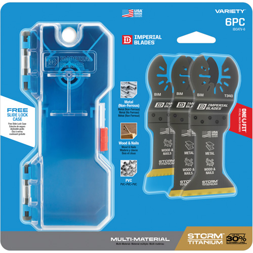 One Fit Storm Titanium Metal & Wood Blade Pack Seaboard Timber Mart