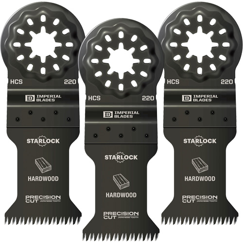 Lames &agrave; dents japonaises 1-3/8" pour le bois dur Starlock Seaboard Timber Mart