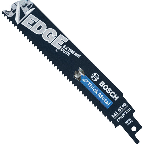 Edge Reciprocating Saw Blades, Bi-Metal, 8/10 TPI, 6" L Seaboard Timber Mart