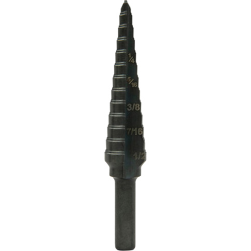 Step Bit, 1/8"/3.2 mm - 1/2"/12.7 mm  Seaboard Timber Mart