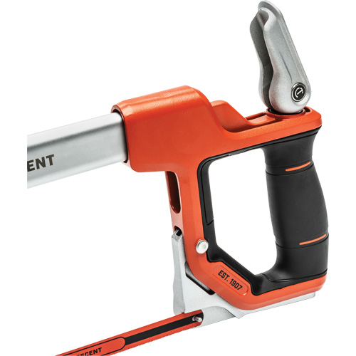 Scie &agrave; m&eacute;taux &agrave; tension rapide avec poign&eacute;e &agrave; double mat&eacute;riau, 12", Prise Ergonomique Seaboard Timber Mart