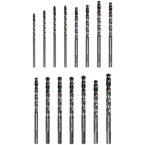Metal Demon Drill Bits Set for Mild, Hardened and Stainless Steels, 15 Pieces Seaboard Timber Mart