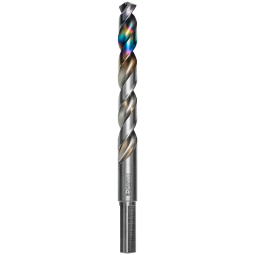 Metal Demon Drill Bit for Mild, Hardened and Stainless Steels, 27/64", 3-7/10" Flute, 130° Point Seaboard Timber Mart
