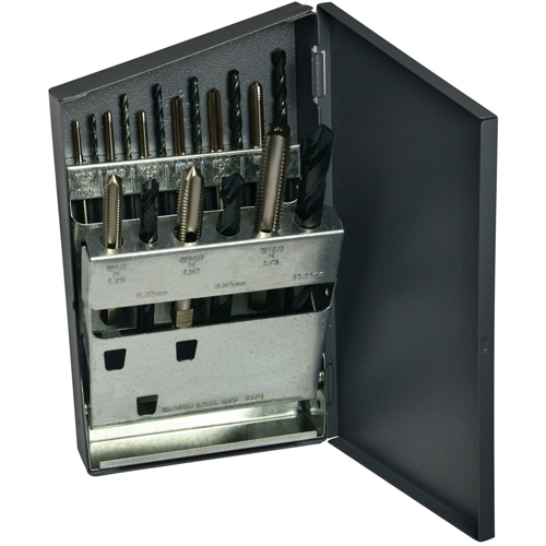 HTGP Metric Jobber Drill & Hand Tap Set, 18 Pieces Seaboard Timber Mart