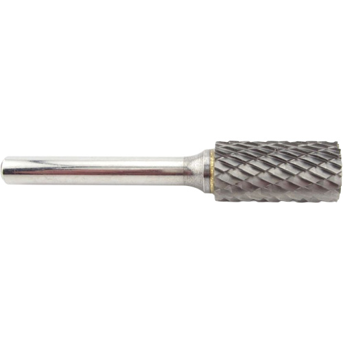 Cylinder Shape Carbide Shipyard Bur, SA-5, 1/2" Dia., 1/4" Shank, 1" Depth of Cut Seaboard Timber Mart