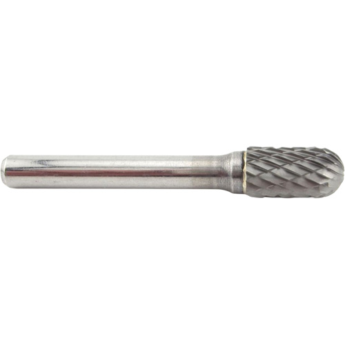 Cylinder Shape Radius End Carbide Shipyard Bur, SC-3, 3/8" Dia., 3/4" Depth of Cut Seaboard Timber Mart