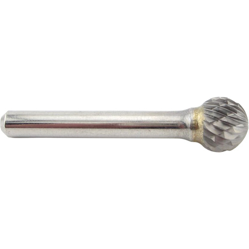 Ball Shape Carbide Shipyard Bur, SD-5, 1/2" Dia., 1/4" Shank, 7/16" Depth of Cut Seaboard Timber Mart