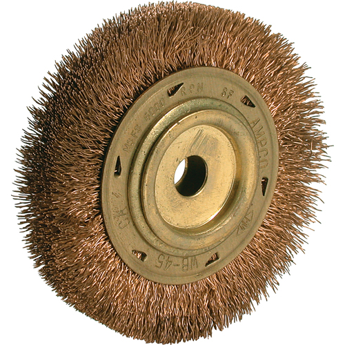 Power Tool Crimped Wire Wheel Brush, 6" Dia., 5/8" Arbor Seaboard Timber Mart