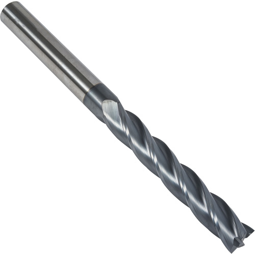 Fraise en bout carr&eacute;e extra longue 30° S237, 1/8" dia., 3" lo, 4 cannelures, 1/8" tige, Carbure Seaboard Timber Mart