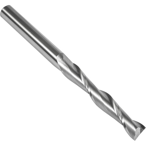 Fraise en bout carr&eacute;e extra longue 30° S111, 1/2" dia., 6" lo, 2 cannelures, 1/2" tige, Carbure Seaboard Timber Mart