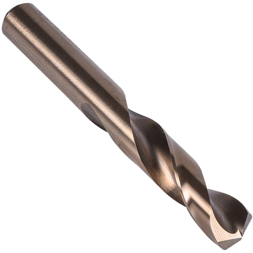 Heavy-Duty Stub Length Drill Bit, 33/64", High Speed Cobalt, 2-3/8" Flute, 135° Point Seaboard Timber Mart