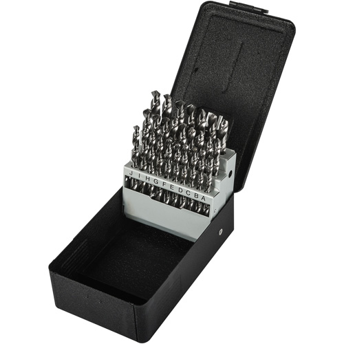 Jobber Length Drill Bit Set, 26 Pieces, High Speed Steel Seaboard Timber Mart