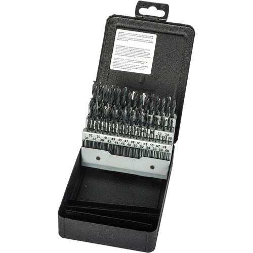 Stub Length Drill Bit Set, 60 Pieces, High Speed Steel Seaboard Timber Mart