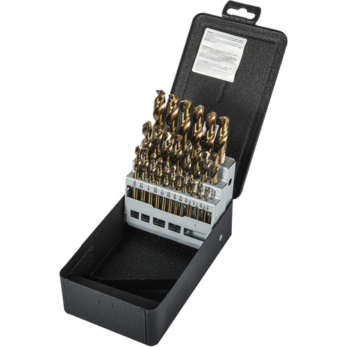 Heavy-duty Screw Machine Drill Bit Set, 29 Pieces, High Speed Cobalt Seaboard Timber Mart