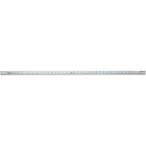 M&egrave;tre-r&egrave;gle m&eacute;trique/imp&eacute;rial, 3.28'/1 m lo, Aluminium, Graduations de 1/8" (1 mm) Seaboard Timber Mart
