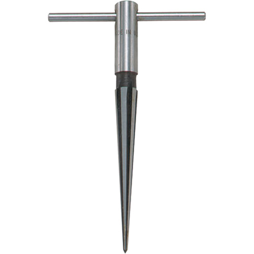 Al&eacute;soir avec manche en T, #130, Cannelure Droit, Acier, Tige Conique Seaboard Timber Mart