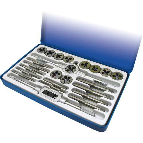 Metric Alloy Tap and Die Set, 24 Pieces Seaboard Timber Mart
